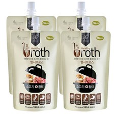 강아지 홈메이드 황태육수 소고기 180ml, 4개