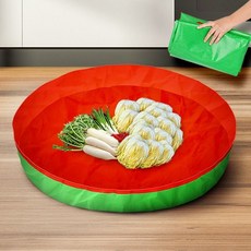 원형김장매트 160cm 김치 준비물 버무리 절임 무봉제 용 세트 준비물 판 철 하기 용품 깔개 도구 dew+65491dH