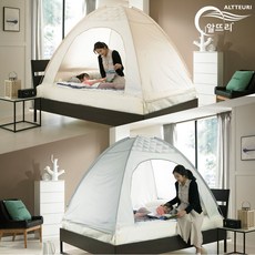 알뜨리 원터치 난방텐트 방한 보온 침대