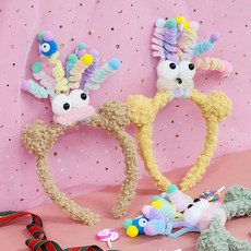 곰돌이 머리띠 파티 스프링