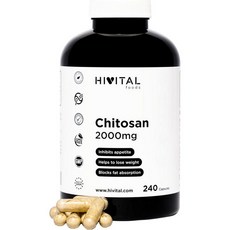 프랑스 하이바이탈 푸드 HIVITAL foods Chitosan Marin 마린 키토산 2000 mg 캡슐, 5개, 240정