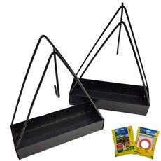 필템즈 캠핑용품 모기향 거치대 모기퇴치 세트, MO272505-블랙, 2개