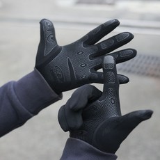 아이템코리아 겨울 기능성 터치장갑 미영 방한 방풍 기모 보드 등산 레저 패션 출퇴근 장갑, XL-회색