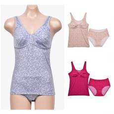 리브즈 노와이어 노몰드 브라런닝+팬티 브라탑런닝