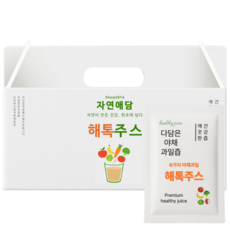 자연애담 맛있는 해톡주스 CCA주스 까 ACC 신선재료만 아침대용 십자화과 야채 과채 빼빼, 50개, 110ml