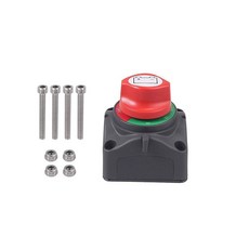 12V24V電瓶總電源旋扭開關 蓄電池斷電器 絞盤開關, 1個, 275A絞盤開關, N/A