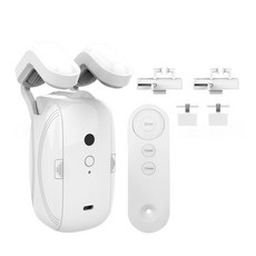 스마트 커튼 로봇 로마/T/U-레일 트랙 자동 오프너 원격 제어 모터, 01 1pc with remoter