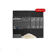 pidan 隱血測試豆腐貓砂, 1個, 4包組, 6L, 無香