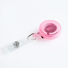 1PCS 여성 카드 슬리브 신용 배지 홀더 Lanyards 간호사 학생 이름 태그 Id, 16 Pink