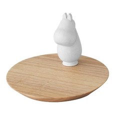 MOOMIN x 日本NICHIGAN 飾品收納盤，木質造型設計，精緻居家擺飾, 姆明/梣木