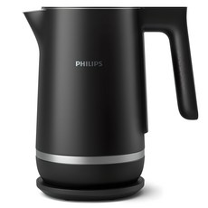PHILIPS 飛利浦 溫控雙層隔熱無線電熱水壺 9000 系列 黑色, HD9396/90
