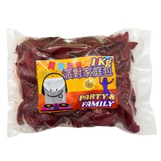 派對果乾系列 台灣辣芒果蜜餞 1.2Kg 大份量包裝，酸甜香辣，獨立包裝方便攜帶，台灣在地特色零食, 1個, 1200g