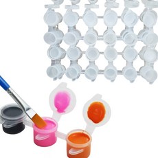 코히모 일회용 6구 야외 소분량 휴대용 물감통 20개 한세트 3W076, 1세트