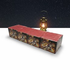 밤하늘불꽃 단체폭죽 25연발 미사일 폭죽 4개세트 파티 야간불꽃 다연발, 해피미사일세트(4개묶음포장)