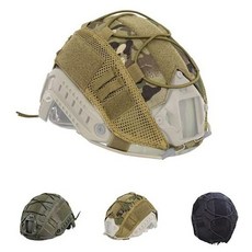 신비가 카모 전술 헬멧 커버, 블랙, 남녀공용, 1개