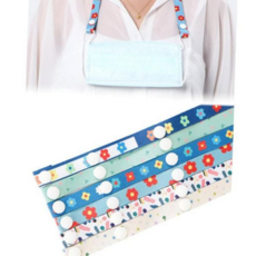 마스크 스트랩 귀편한 고리형 홀더 마스크 목걸이 분실방지 휴대용 서포터 어린이 조절 아동 길이, 마스크끈B G00428