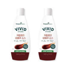 비비드키친 저칼로리 바베큐 소스 280G 1개, 2개