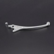알루미늄 오토바이 액세서리 브레이크 클러치 17 핸들 범용 레버 좌우 전면 야외 사이클링, Silver left B 173mm, 1개