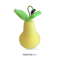 [마티니스파] 이탈리아에서 온 과일 샤워볼_배, 1개, 1개입, 바디스펀지