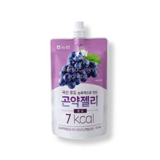 농협 곤약젤리 포도 저칼로리 살안찌는간식 파우치 다이어트젤리, 150g, 1개