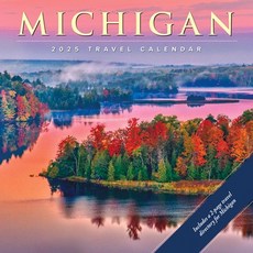 (英文圖書)Michigan 2026 12 X 12 Wall Calendar Spiral, Willow Creek Press Calendars, 英文, 螺旋裝