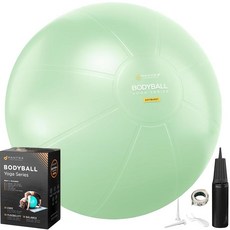 MANTRA SPORTS Exercise Ball – Yoga for Pilates & Fitness - Birthing Pregnancy Stability Core Ba, 민트 그린