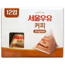 코스트코 서울우유 삼각형 커피 우유 2400m 포리 커피맛, 200ml, 12