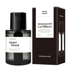 아로마센트 차량용 디퓨저 심지타입, 1개, 호텔우드