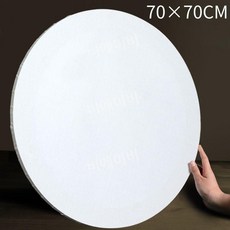 둥근 유화 캔버스 원형 그림용품 50cm 60cm 70cm 80cm