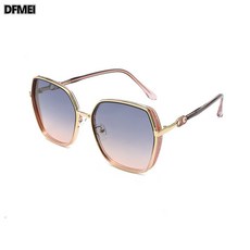 DFMEI 墨鏡女夏防曬防紫外線新款潮大臉偏光太陽眼鏡高級感偏光鏡