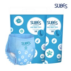 [슈베스] 수영장 물놀이 팬티기저귀 3매x2팩, 2세트