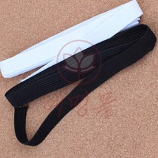 혜명몰 납작 고무줄 하얀 수선 고탄력 허리끈 머리, 6골 흰색