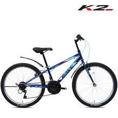 2025 케이투바이크 레이브GS 플러스 24인치 주니어 초등학생 MTB 자전거 반조립, 1개, 156.5cm, 네이비