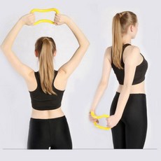 요가 링 필라테스링 홈트용품 종아리 마사지링 써클링 소도구 스트레칭, C요가링(색상랜덤)