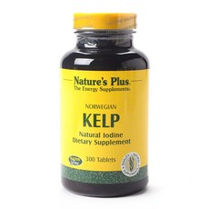Natures Plus 無麩質挪威海帶錠, 1個, 300 件