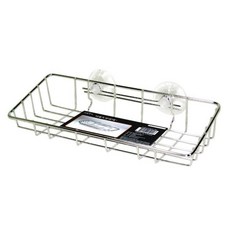 스텐 수세미 비누 받침대 (대) 걸이 거치대 강력 흡착식 비누대 홀더 주방정리, 상세페이지 참조, 1개