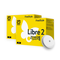 애보트 프리스타일 리브레2 연속 혈당측정기, FreeStyle Libre 2, 2개