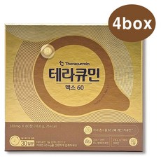 테라큐민 맥스 60 나노화 커큐민 정제 18g, 4개, 60정