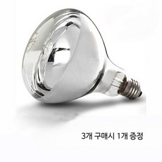 욕실 방수 방폭형 히터 전구 275W E27 소켓 백열등 조명 안전형, 275W 실버 온열 버블 세트 길이 165, 1개, 기타색