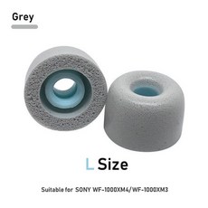 소니 WF-1000XM5 WF-1000XM4 WF-1000XM3 메모리 폼 이어 팁 쿠션 교체 이어폰 귀마개 버드 패드 커버, 2 Pairs(Recommend), L Grey_2 Pairs(Recommend), 2개