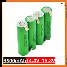 OK-18650MJ1 리튬이온 배터리 2s1p 1s3p 3s2p 4s2p 5s2p 6s2p 18650 파워팩 3500mAh 18V 드라이버 18650 충전식 배터리, [09] 4S1P MJ1