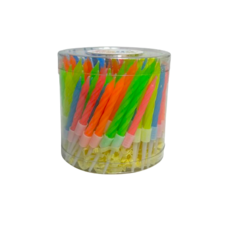대용량 생일초 케이크초 100개입, 1개, 네온 레인보우(100개입)