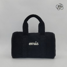 [국내매장판] 이미스 가방 시어링 더플백 블랙 + 머리끈, 1개