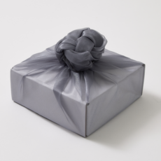 미담 크리스탈 보자기 선물 포장용 145x145cm, 10개, 그레이