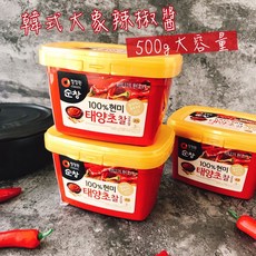大象 韓式辣椒醬 500g 拌飯 拌麵 醬湯, 1個, 辣椒醬