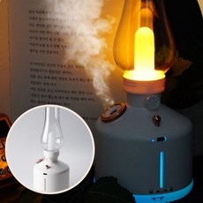 무선 초음파가습기 디자인 캠핑등 미니가습기 호롱불 무드등램프, 상세페이지 참조, hi 본품+NV179-저속충전기