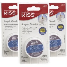 키스 아크릴 파우더 울트라 클리어, Ultra Clear, 3개, 9g