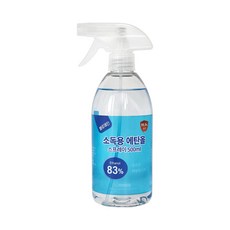 헬로제인 소독용 에탄올 83% 스프레이 500ml 국내생산, 1개