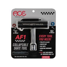 Ace Trucks MFG Ace Trucks AF1 스케이트 툴 - 올인원 - 차축/킹핀 리스레더 - 스틸