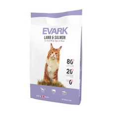 EVARK 渴望 無穀貓飼料 5.4kg 貓乾糧 貓主食, 羊肉+鮭魚, 1袋